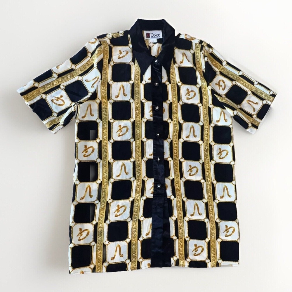 Vintage Woman's Dolce Designed For Y2K Size XL Dress Top Blouse